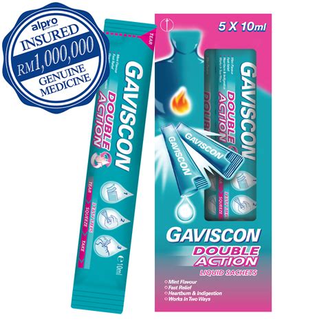gaviscon double action nasıl kullanılır